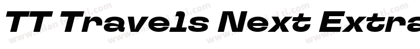 TT Travels Next ExtraBold字体转换